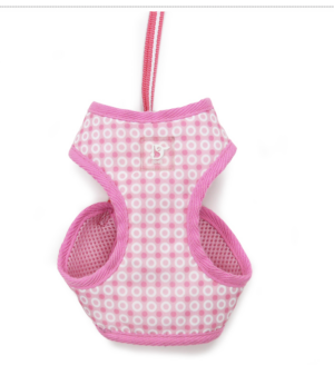 Easy Go Harness in Pink Dots